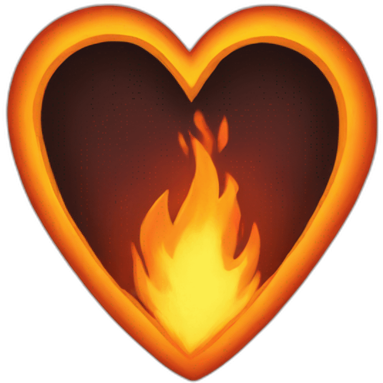 Fire heart  emoji