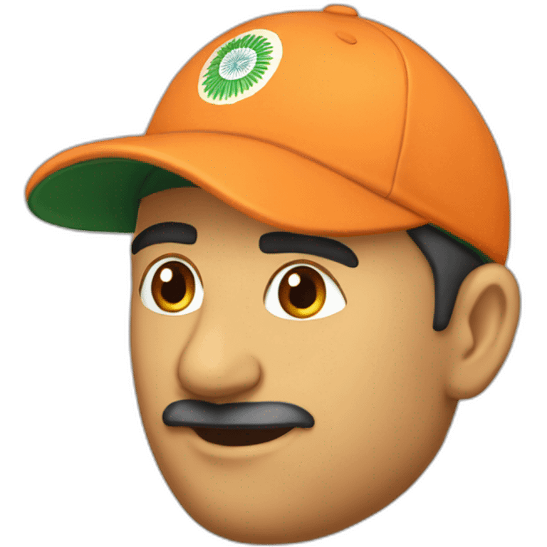 indian cricket team cap emoji