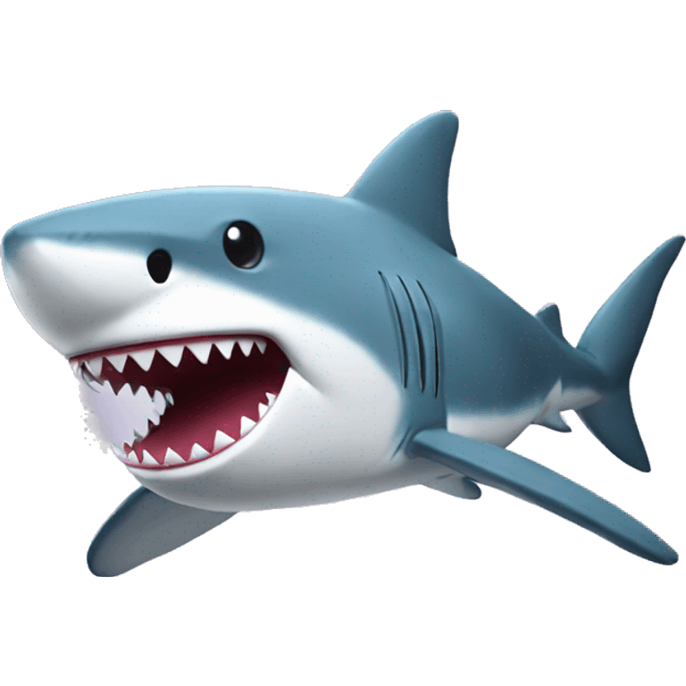 a shark plushie emoji