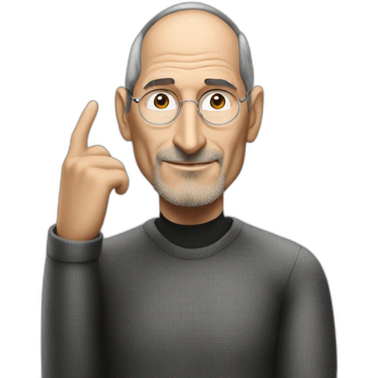 Steve Jobs advising emoji