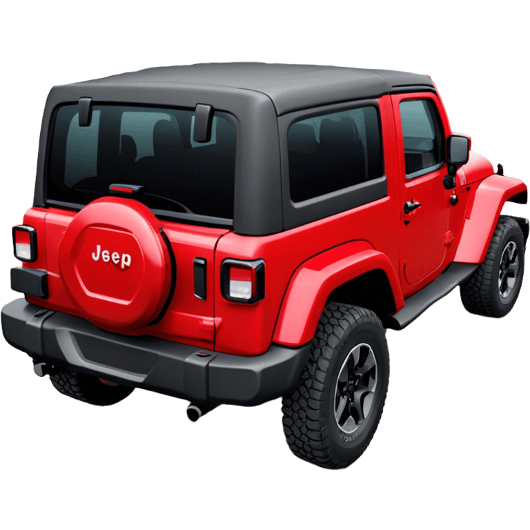 Jeep Wrangler - Jeep (Model Year: 2022) (Iconic colour: Red) emoji