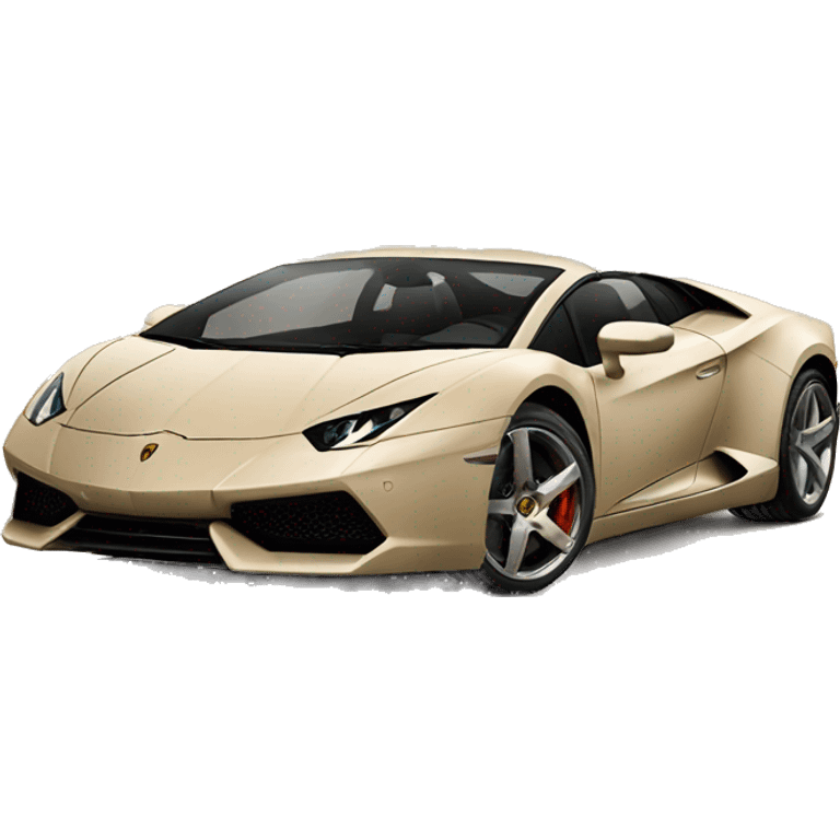 Beige lamborghini emoji