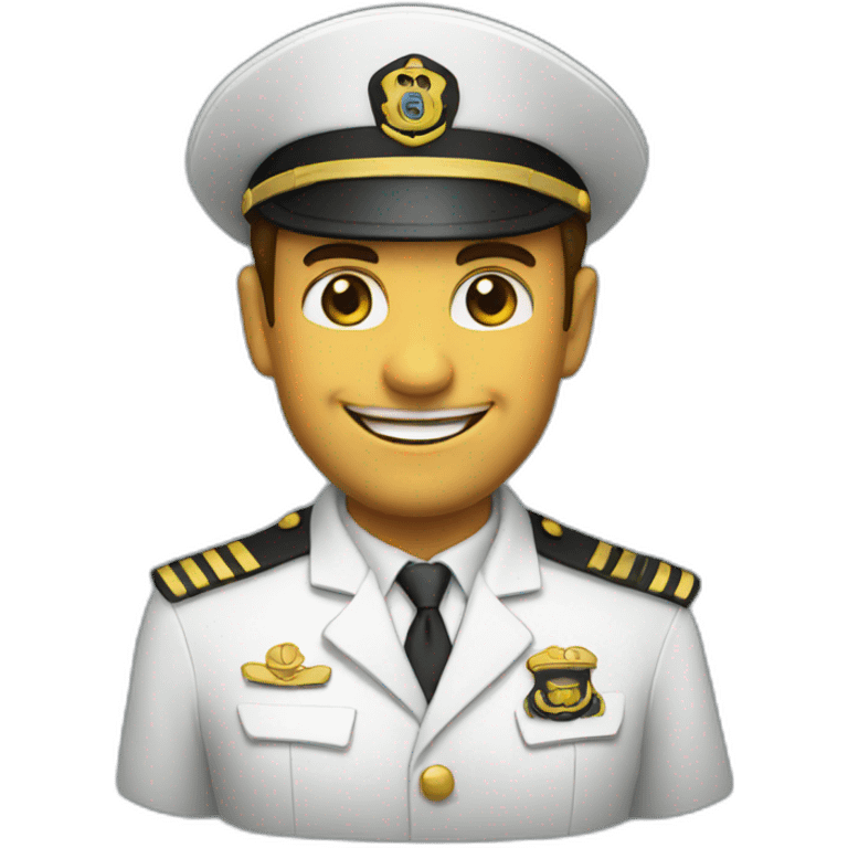 ship captain happy emoji