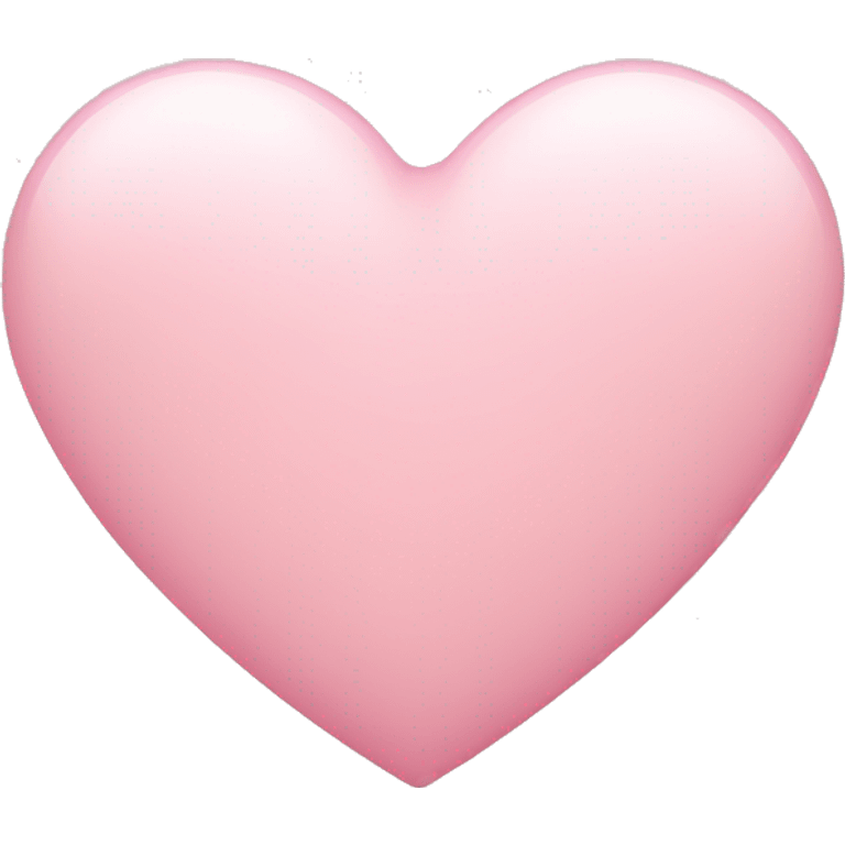 light pink heart emoji