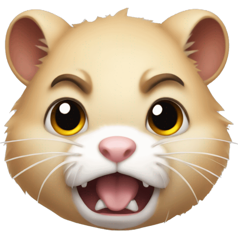 Angry hamster emoji