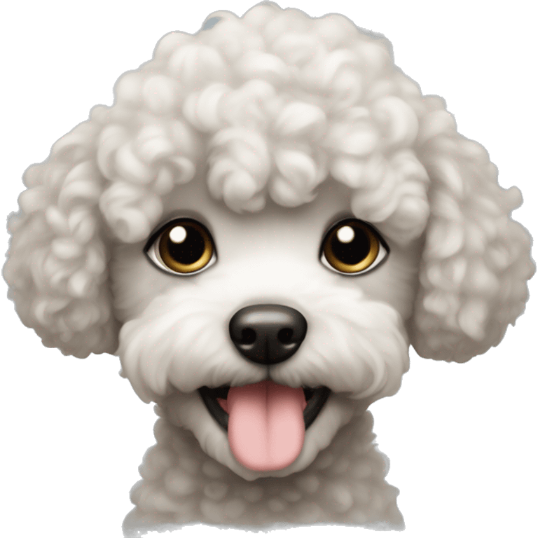 poodle puppy with me emoji