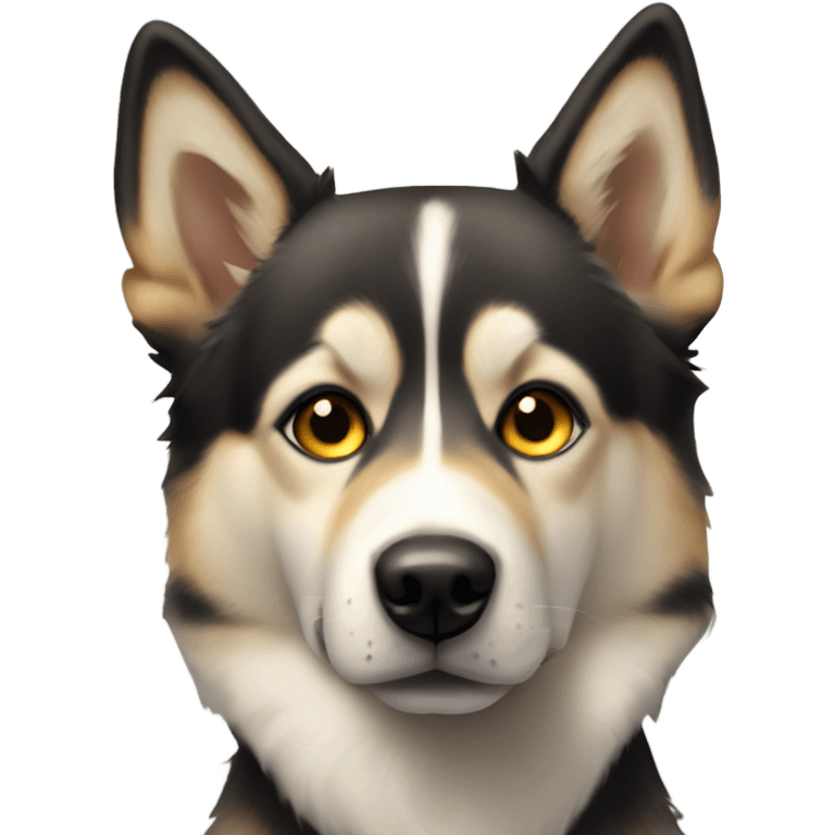 golden eyes Shepsky  emoji