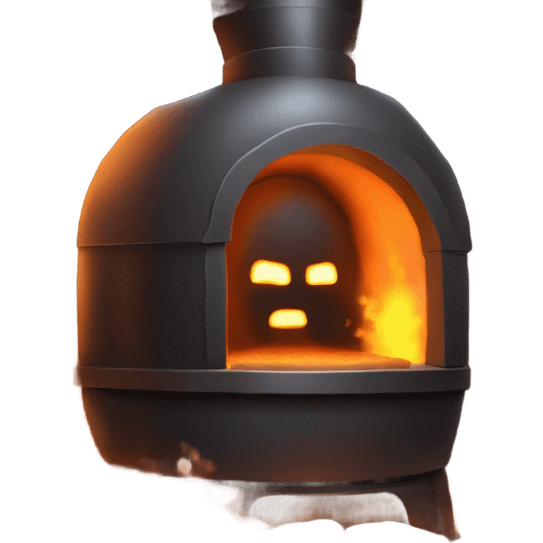 dark iron furnace fire face emoji