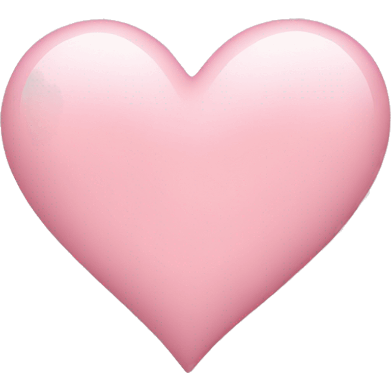 Light pink heart emoji