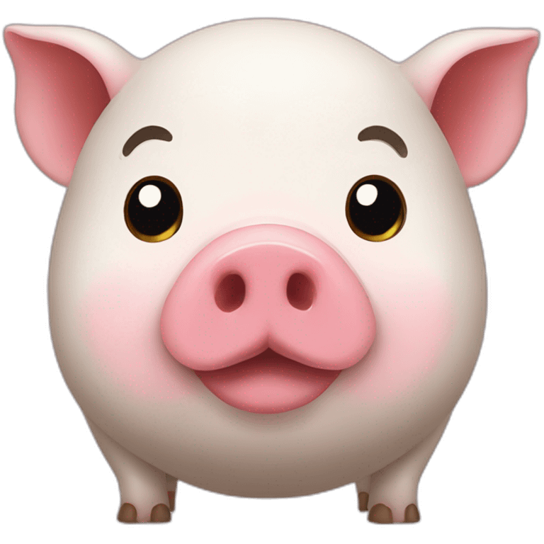 Japanese Katori Buta Pig emoji