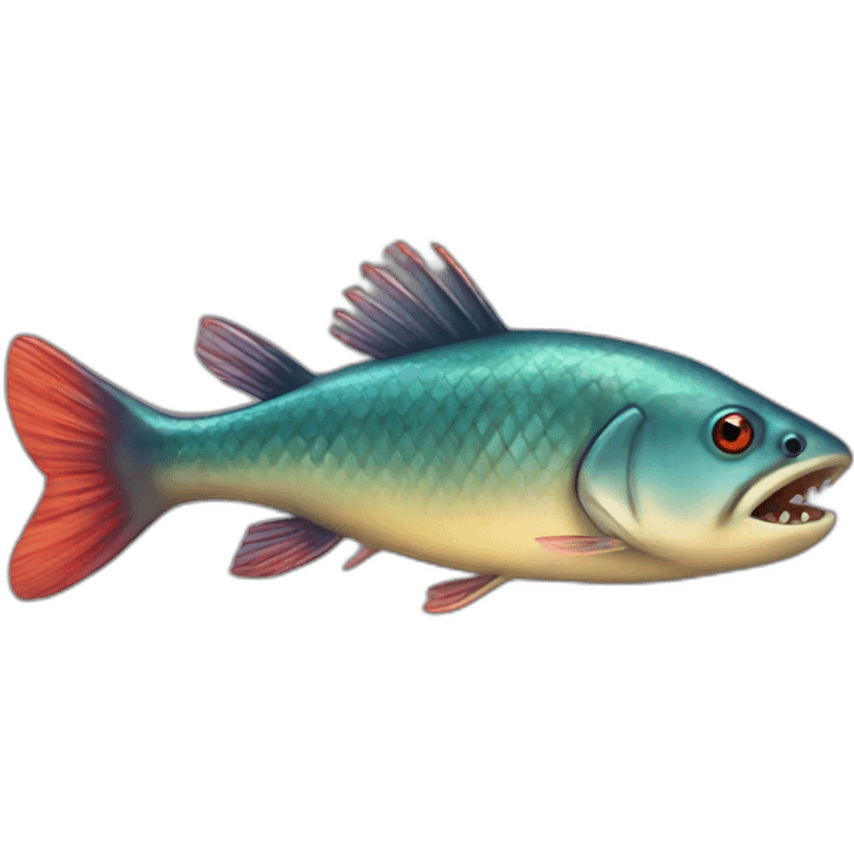 Peixe-piranha-ataque emoji