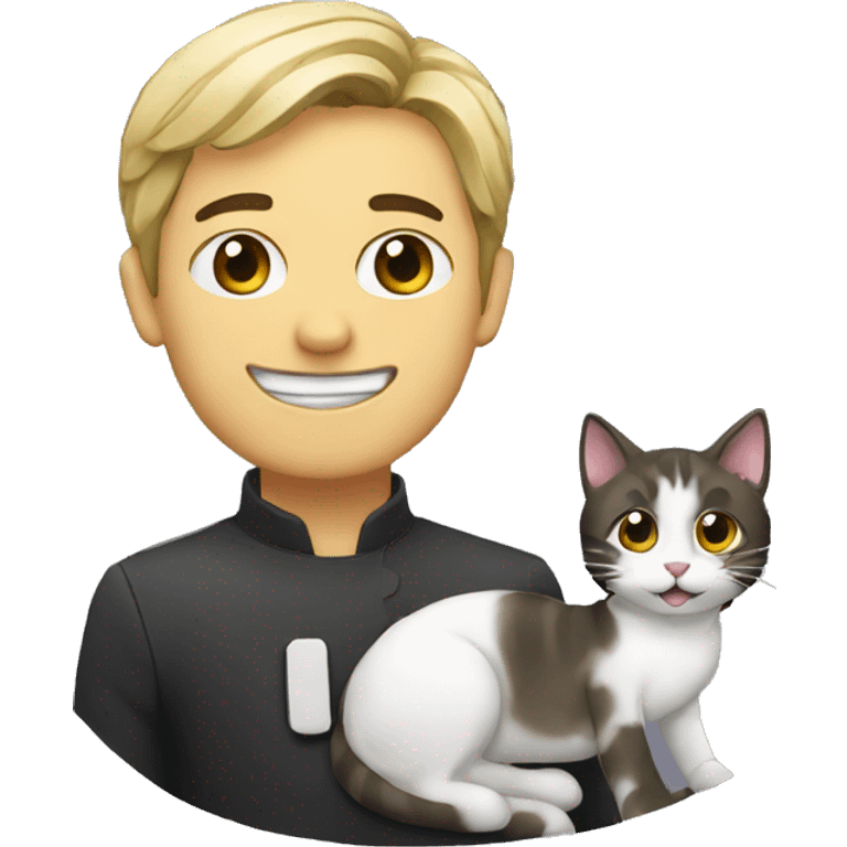 Dantist and cat emoji