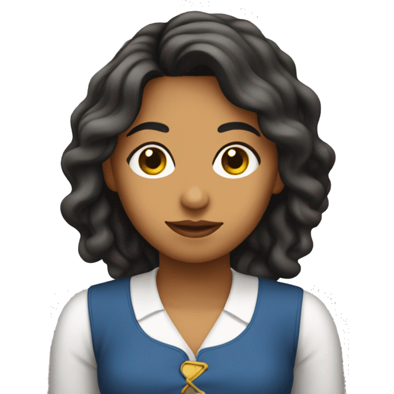 colombiana saludando emoji