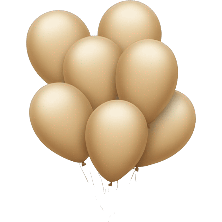 Beige balloons  emoji