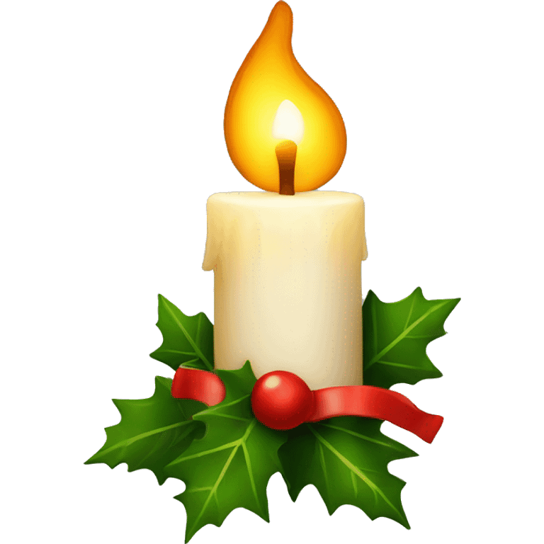 christmas candle emoji