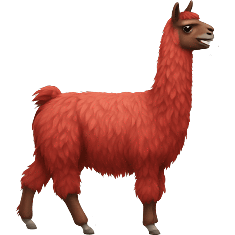  red llama emoji