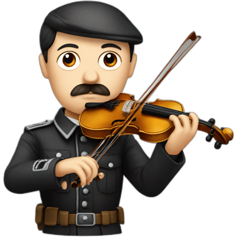 Hitler qui joue du violon emoji