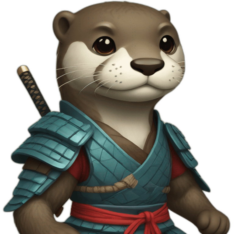 samurai otter emoji