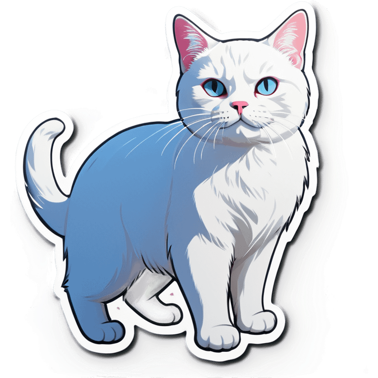 White cat emoji