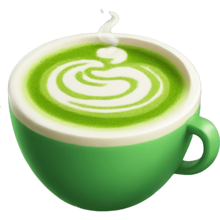 Matcha latte  emoji