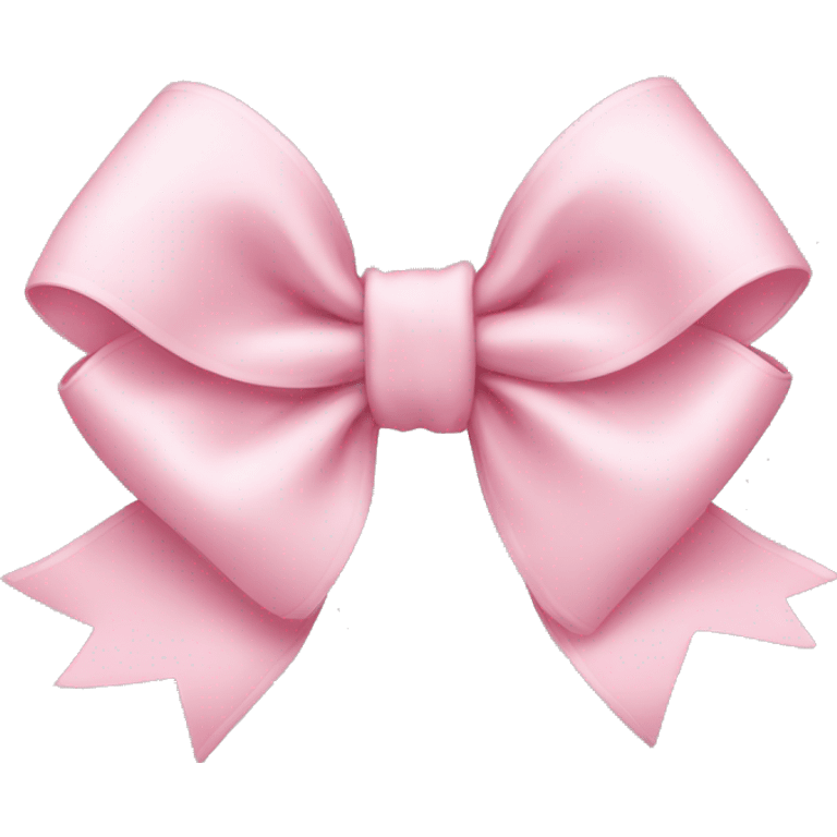 Light pink bow emoji