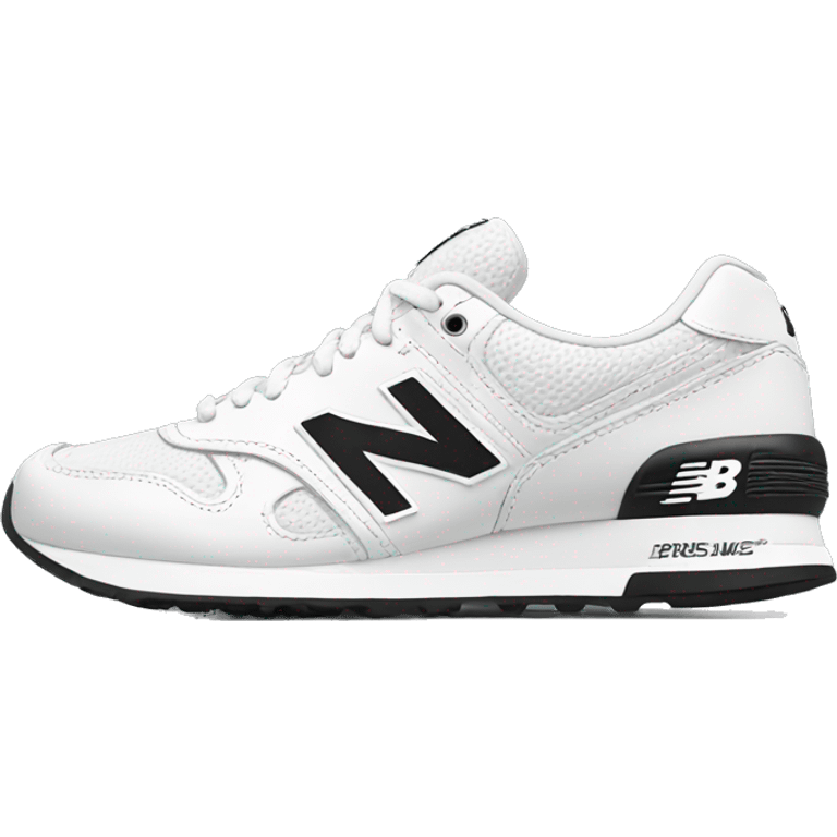 white new balance runners emoji