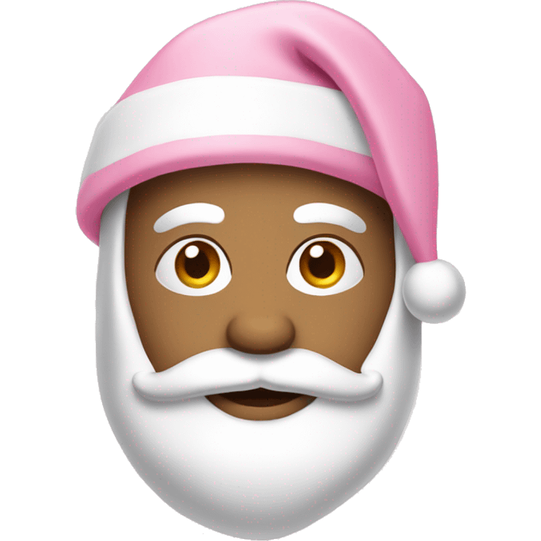 light pink santa hat emoji