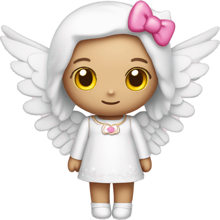 Hello Kitty angel emoji