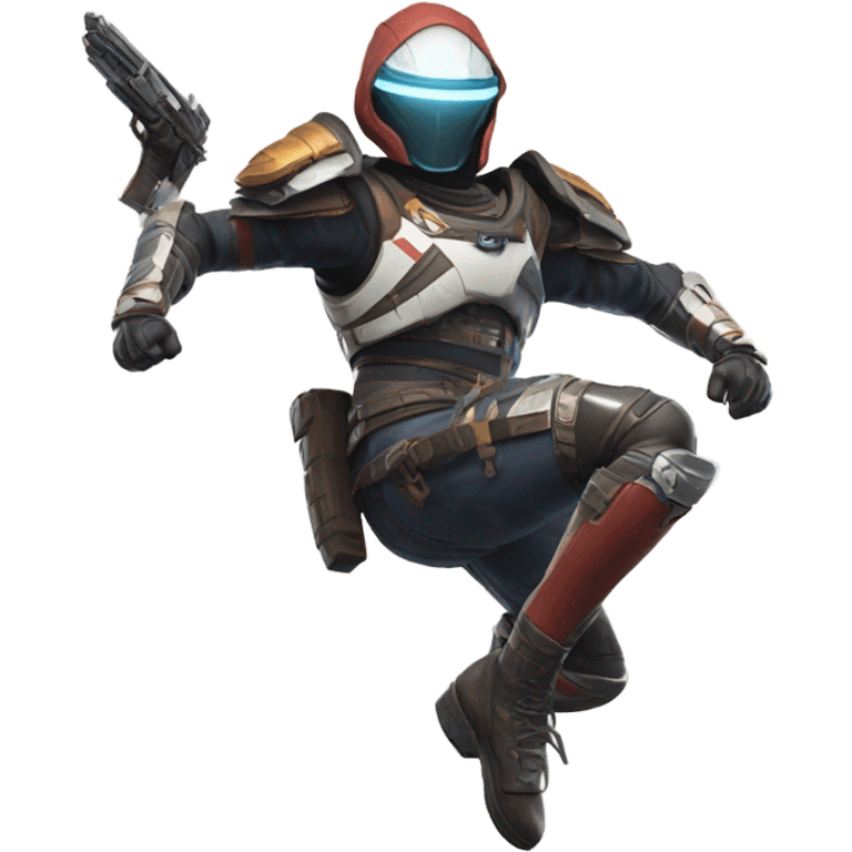 Destiny 2 character jumping emoji