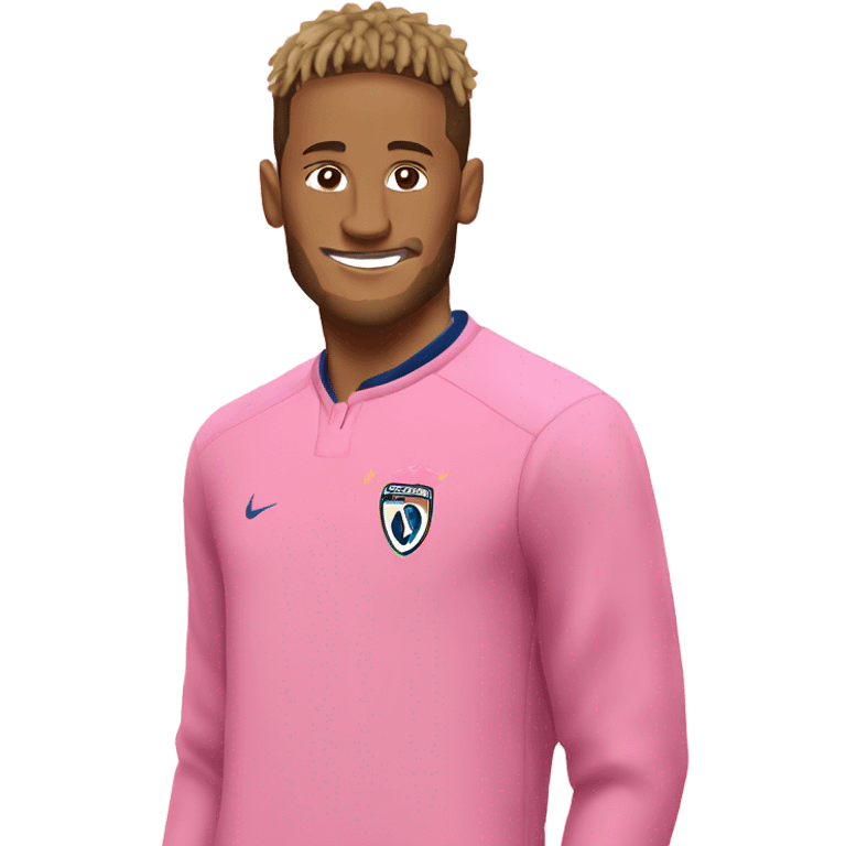 pink sweater on Neymar emoji