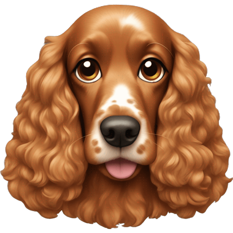 ginger cocker spaniel emoji