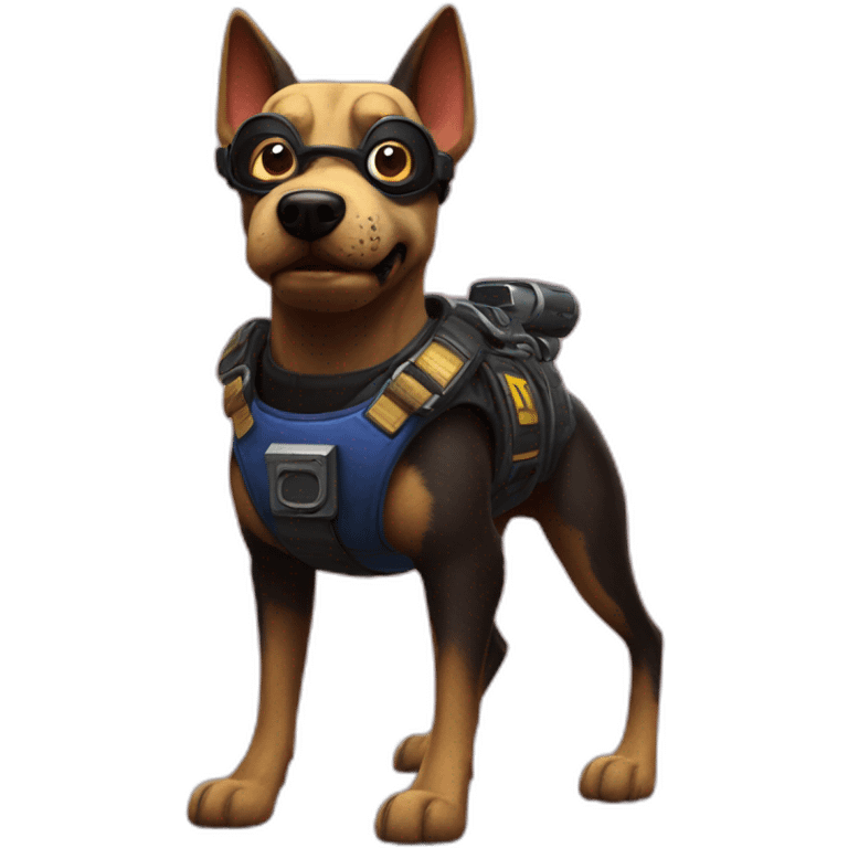 Duke Nukem Dog emoji