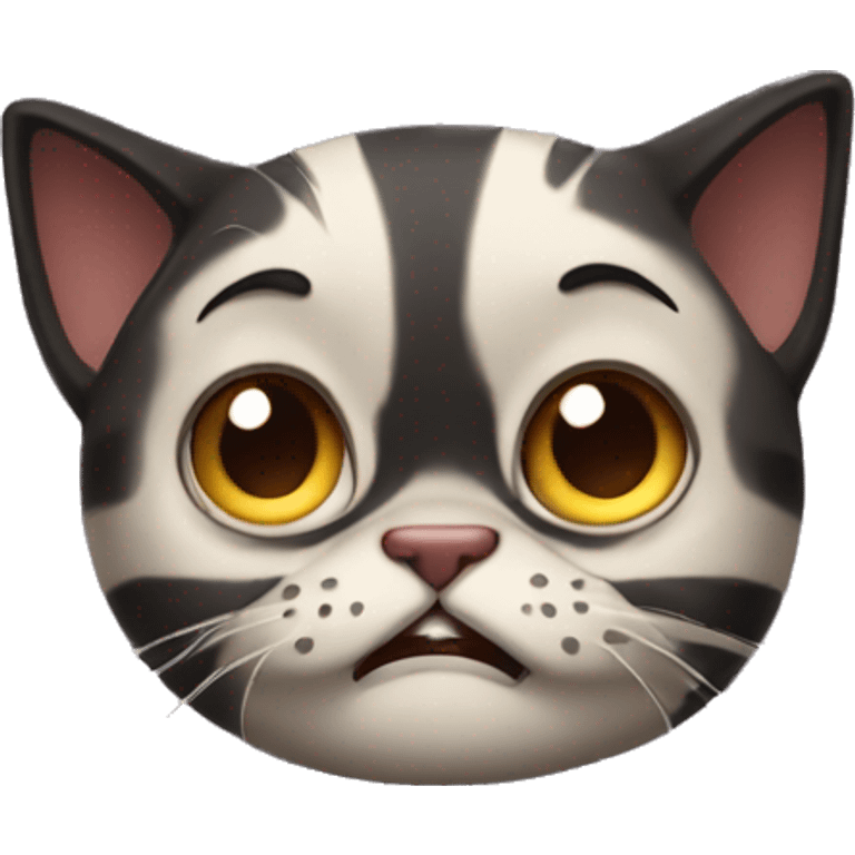 Scaredy cat emoji