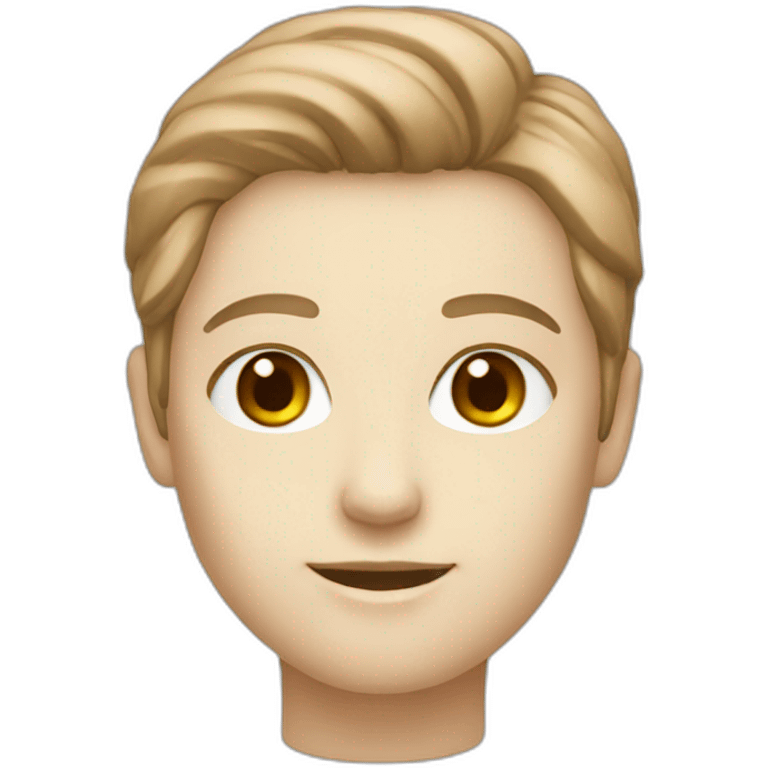 brown hair pale skin product designer emoji