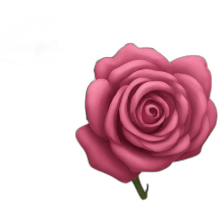 Rose noir emoji