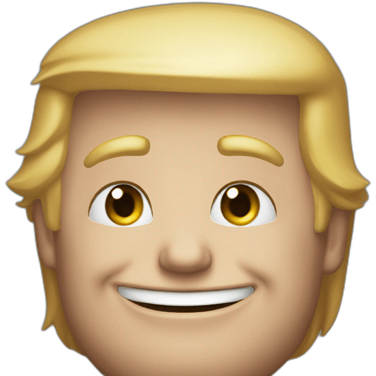 donald trump smyle emoji