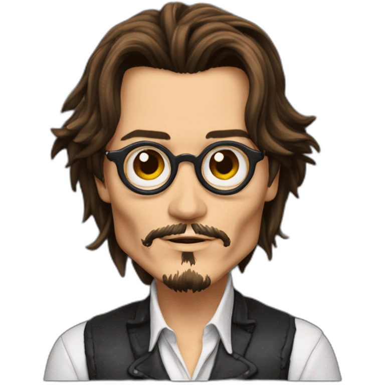 Johnny-depp-rose-entre-les-dents emoji