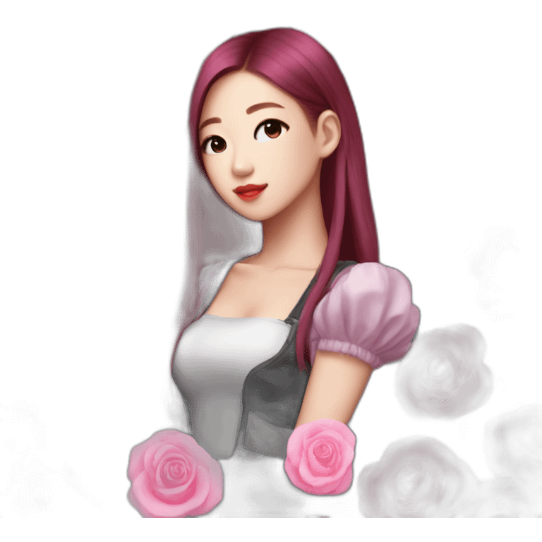 blackpink rose emoji