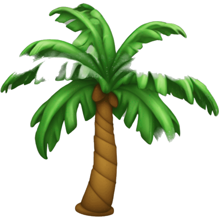 palmera bailando en la play emoji