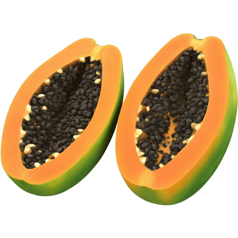 Papaya emoji