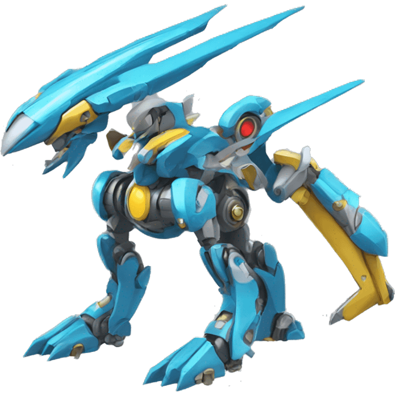 Futuristic Mechanical Pokémon-Medabot-Dragon full body emoji