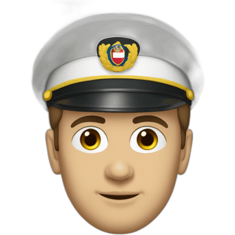 Macron en militaire  emoji