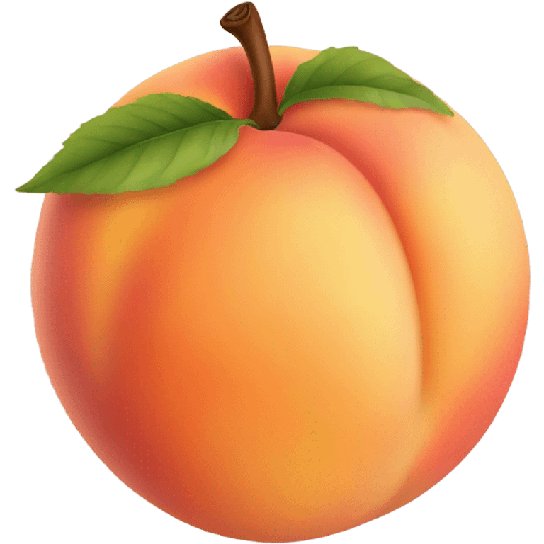 Fat peach  emoji