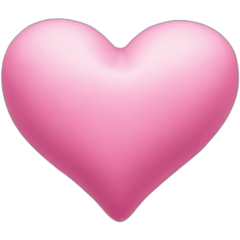 pink pillow heart form emoji