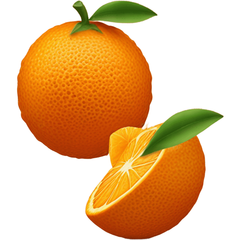 A orange fruit  emoji