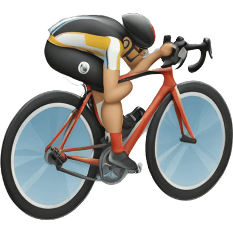 cyclist view from the top emoji