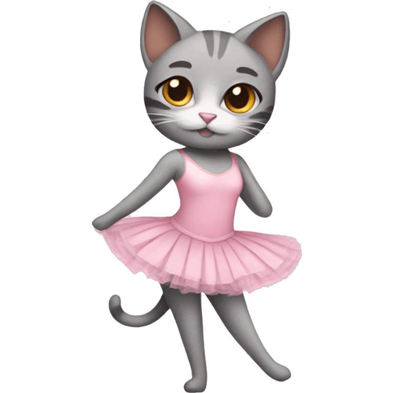 Cat in a ballerina outfit  emoji