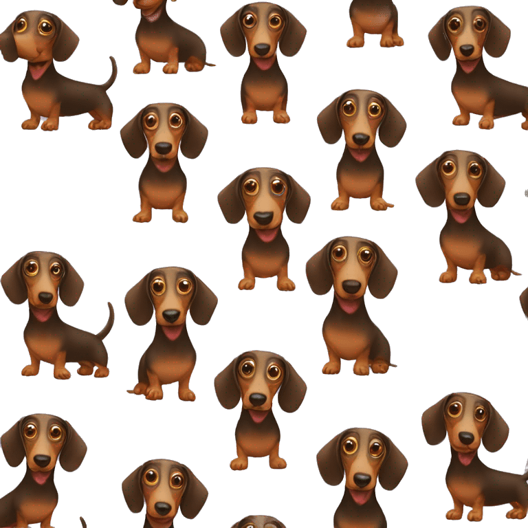 dachshound dog emoji