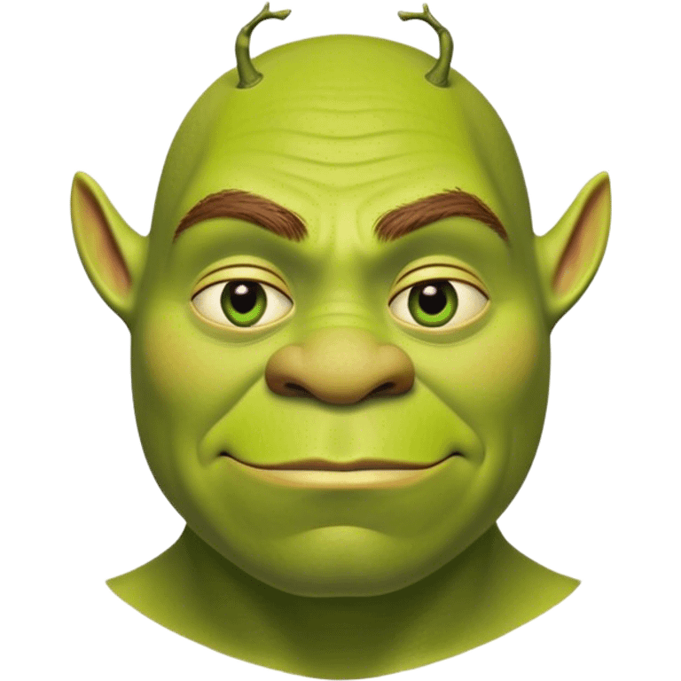 Very Thin Shrek fullbody emoji