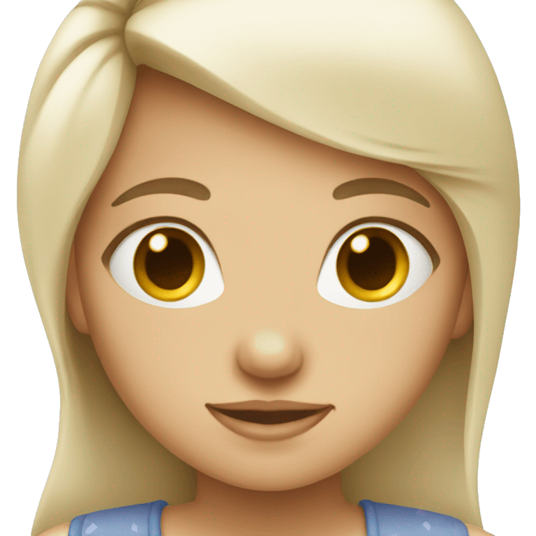 birthday of a girl emoji and girl skin is white emoji